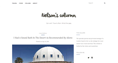 Desktop Screenshot of nelsonscolumnlondon.com